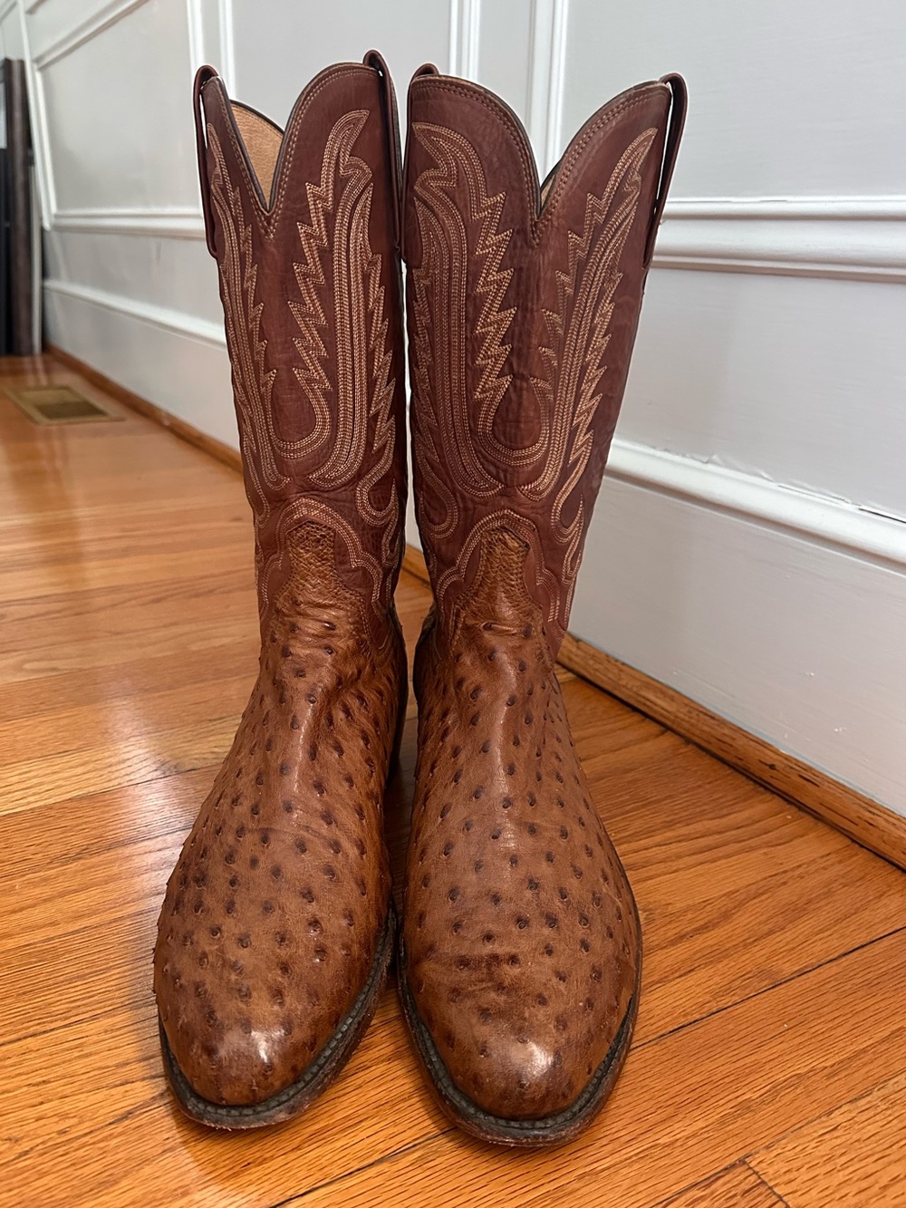 Lucchese Luke Ostrich Boots